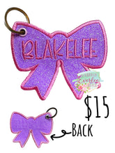 Load image into Gallery viewer, Bow Keychain