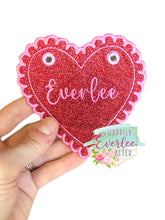 Load image into Gallery viewer, Heart Name Tag