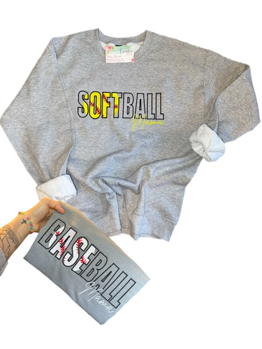 Softball/Baseball Mama Shirt