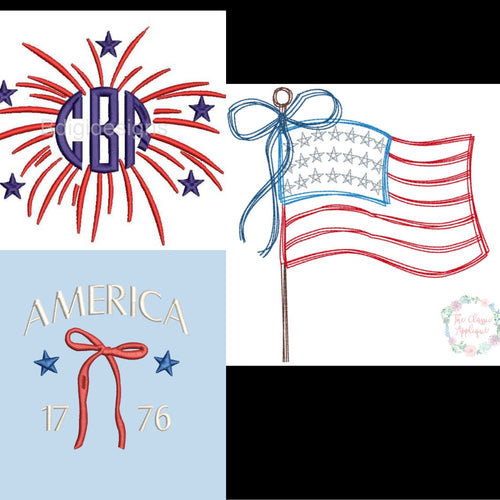 Quick Stitch Patriotic Shirts