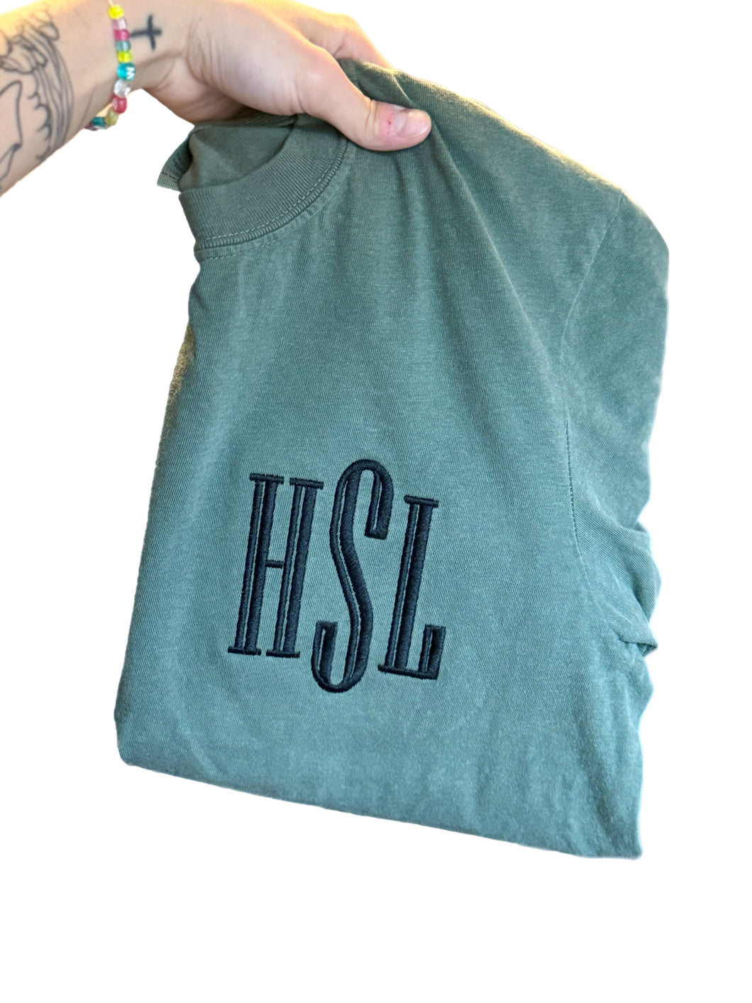 Simple Monogram Pocket Tee